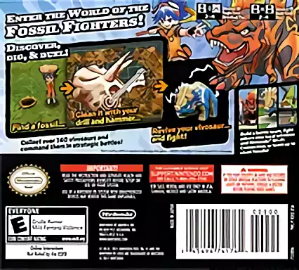 Image n° 2 - boxback : Fossil Fighters - Champions (DSi Enhanced)